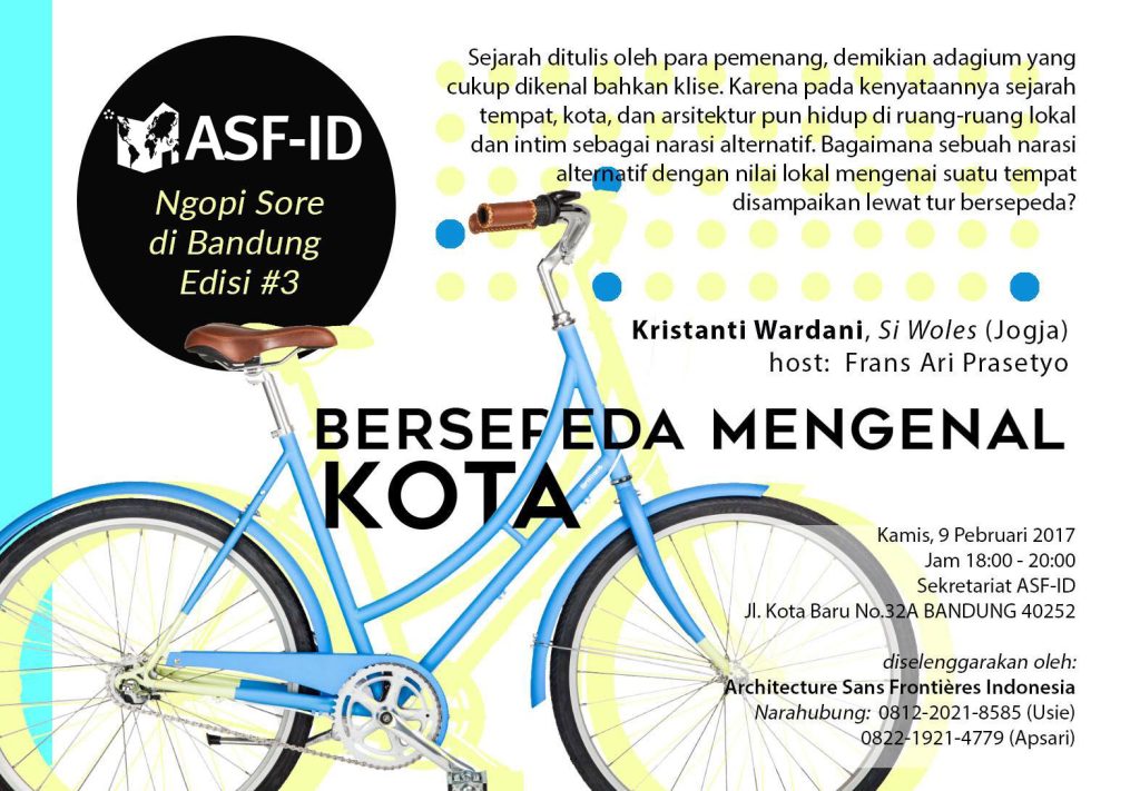 ngopi sore: bersepeda mengenal kota